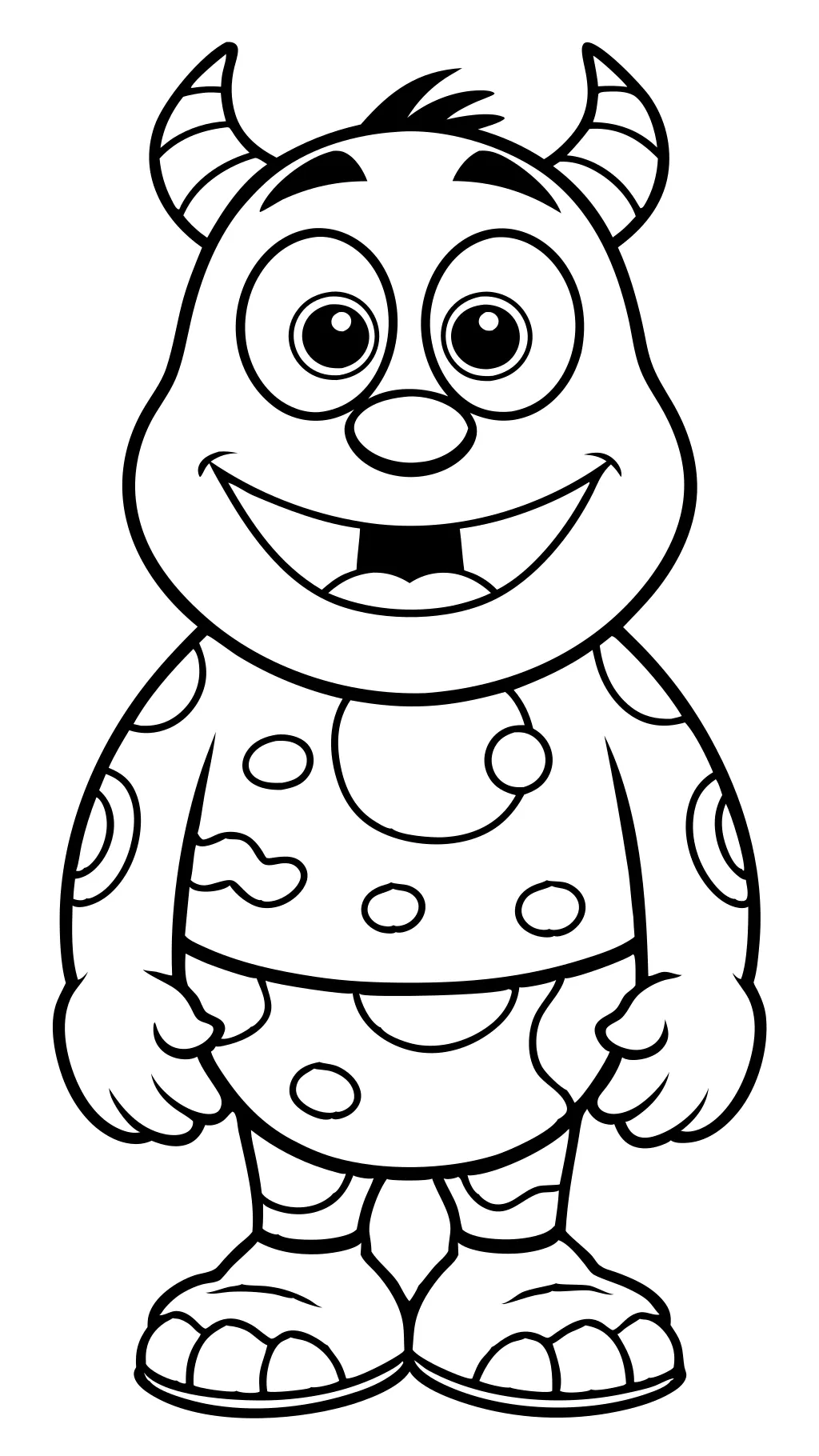 sully coloring pages